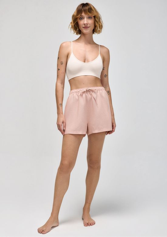 Foto do produto: Shorts Curto Feminino Comfort - Rosa