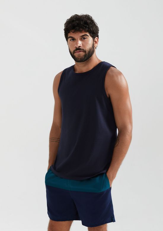 Foto do produto: Regata Básica Masculina World - Azul