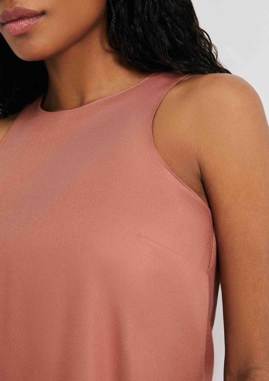 Foto do produto: Regata Básica Feminina Decote Halter Neck - Marsala