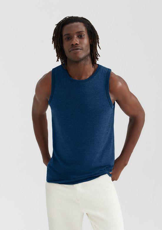 Foto do produto: Regata Básica Masculina World - Azul