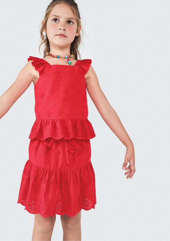 Foto do produto: Regata Infantil Menina - Vermelho