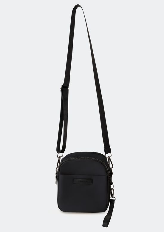 Foto do produto: Bolsa Transversal Em Nylon - Preto