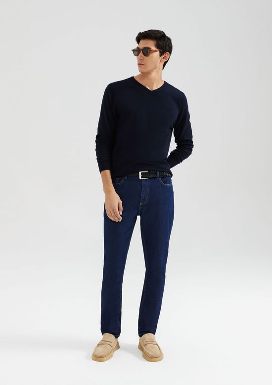 Foto do produto: Calça Jeans Masculina Slim - Azul