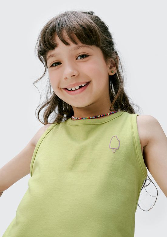 Foto do produto: Conjunto Curto Infantil Menina - Verde