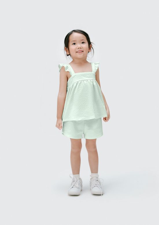 Foto do produto: Conjunto Curto Infantil Menina Toddler - Verde