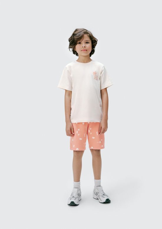 Foto do produto: Conjunto Curto Infantil Menino Regular - Laranja