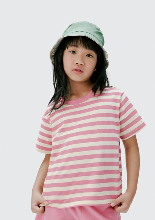 Foto do produto: Blusa Infantil Menina Listrada - Rosa