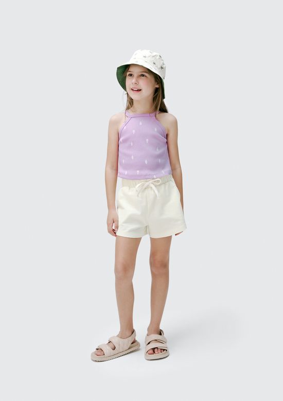 Foto do produto: Regata Infantil Menina Em Ribana - Roxo