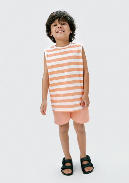 Foto do produto: Conjunto Infantil Menino Toddler - Laranja