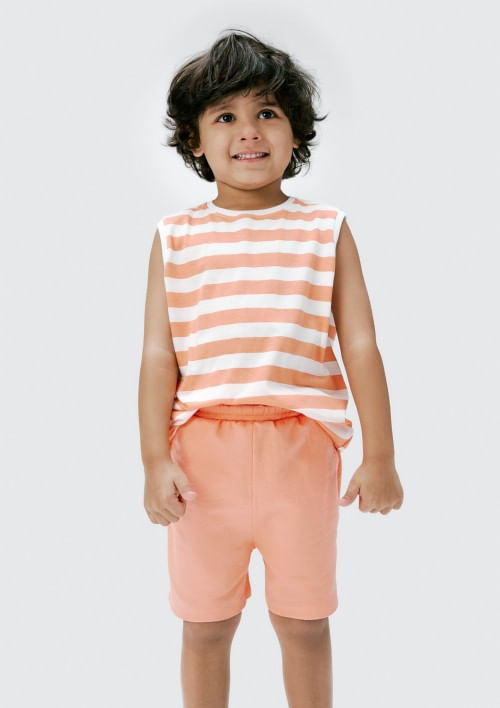 Foto do produto: Conjunto Infantil Menino Toddler - Laranja