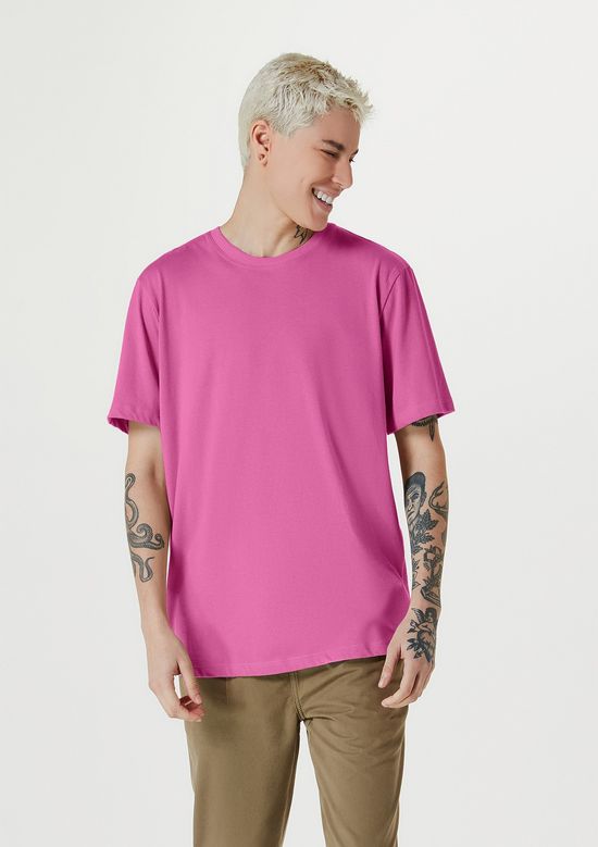 Foto do produto: Camiseta Básica Unissex Mangas Curtas World - Rosa