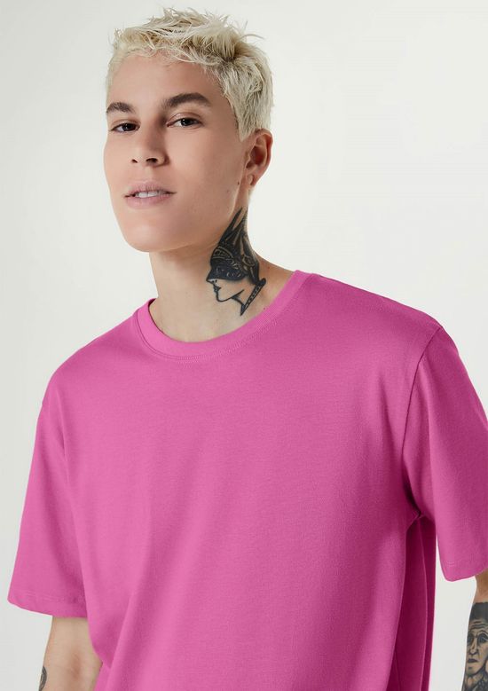 Foto do produto: Camiseta Básica Unissex Mangas Curtas World - Rosa