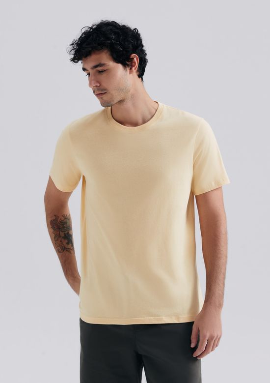 Foto do produto: Camiseta Básica Unissex Manga Curta Regular World - Amarelo