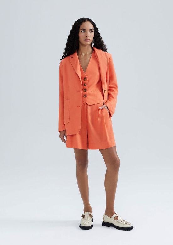 Foto do produto: Shorts Feminino Cintura Alta Eco - Laranja