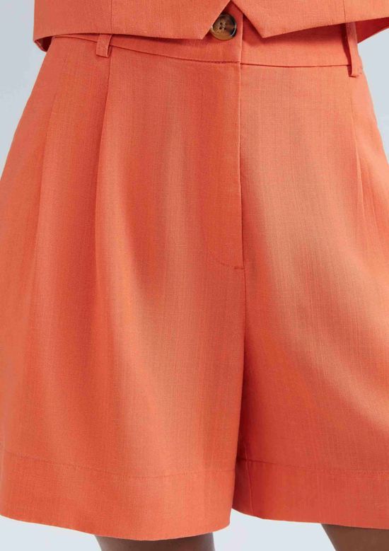 Foto do produto: Shorts Feminino Cintura Alta Eco - Laranja