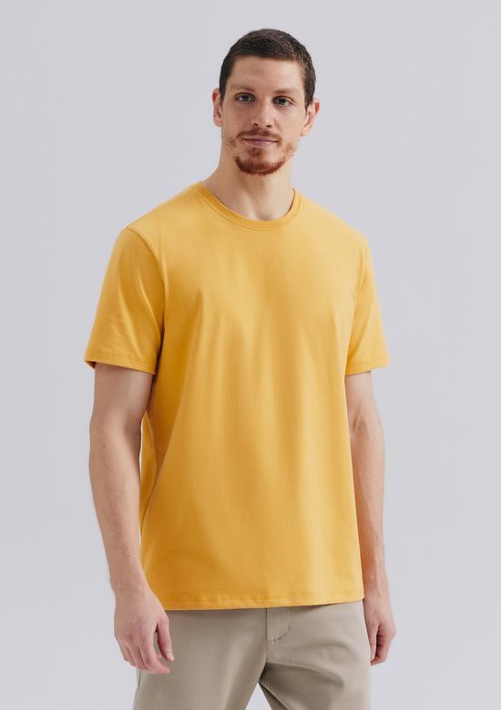 Foto do produto: Camiseta Básica Masculina Comfort Super Cotton - Amarelo