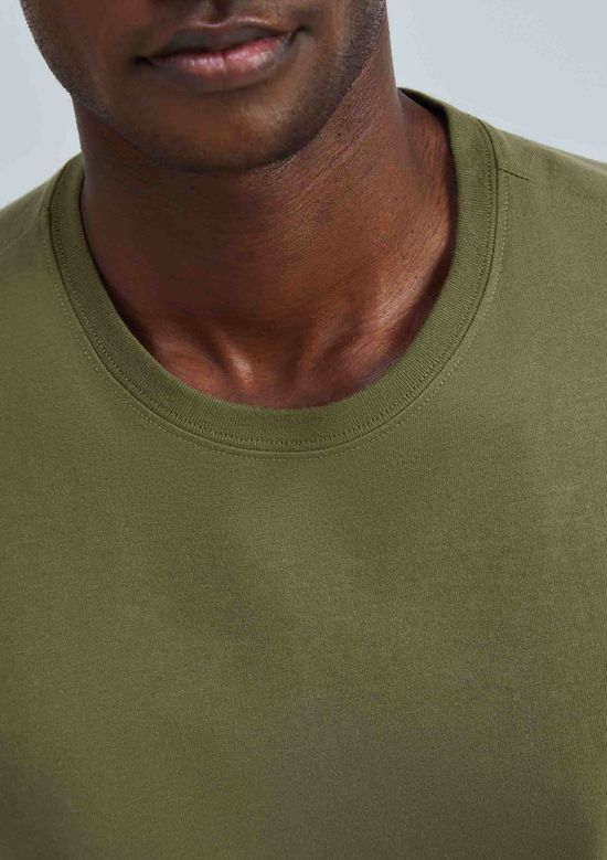 Foto do produto: Camiseta Básica Masculina Comfort Super Cotton - Verde