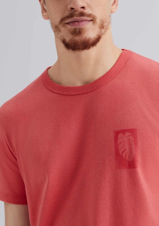 Foto do produto: Camiseta Masculina Manga Curta Com Estampa - Vermelho