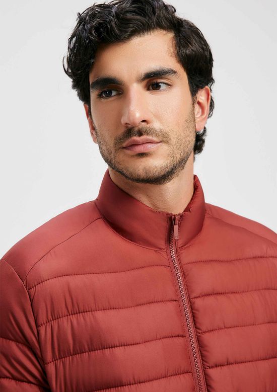 Foto do produto: Jaqueta Básica Masculina Puffer Matelassê  - Vinho