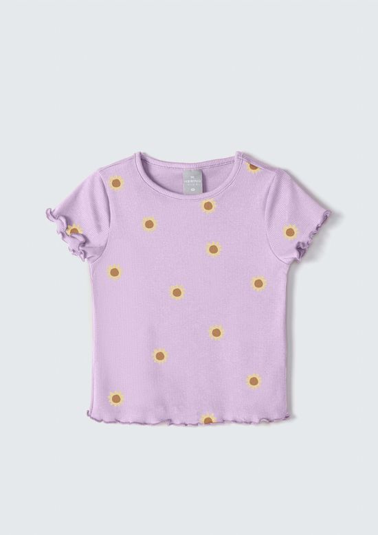 Foto do produto: Blusa Infantil Menina Toddler Estampada - Roxo