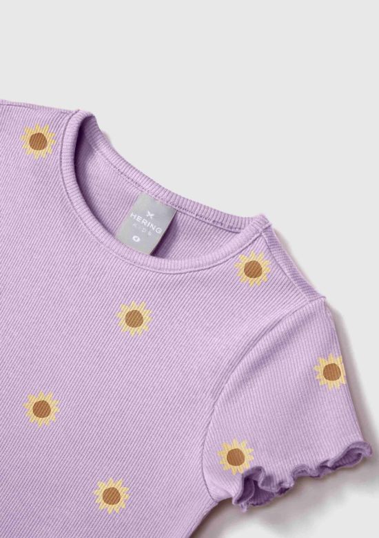 Foto do produto: Blusa Infantil Menina Toddler Estampada - Roxo