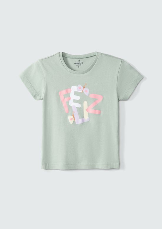 Foto do produto: Blusa Infantil Menina Toddler Com Estampa - Verde