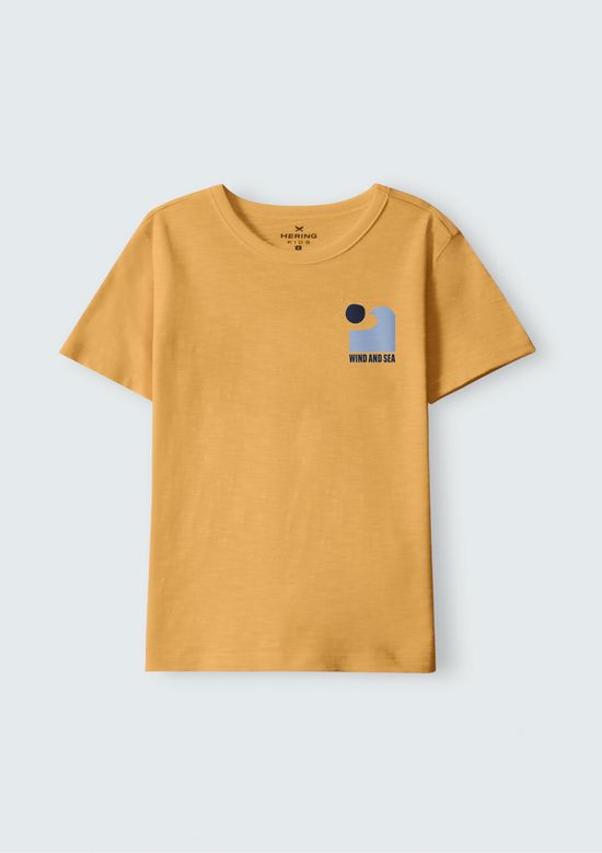 Foto do produto: Camiseta Infantil Menino Estampada Flamê - Amarelo