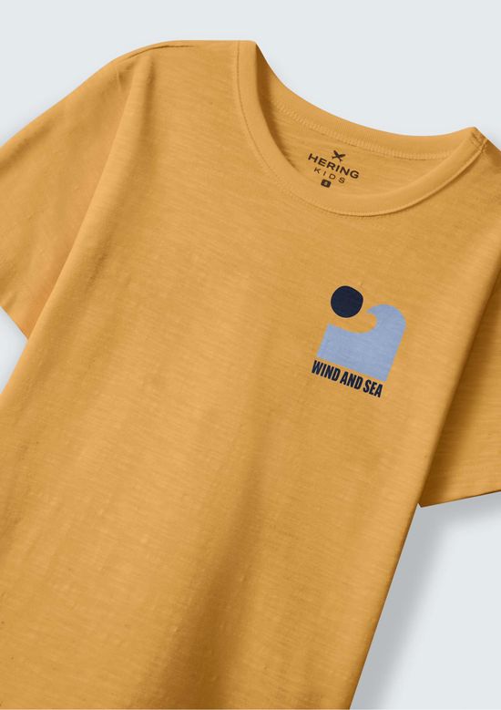 Foto do produto: Camiseta Infantil Menino Estampada Flamê - Amarelo