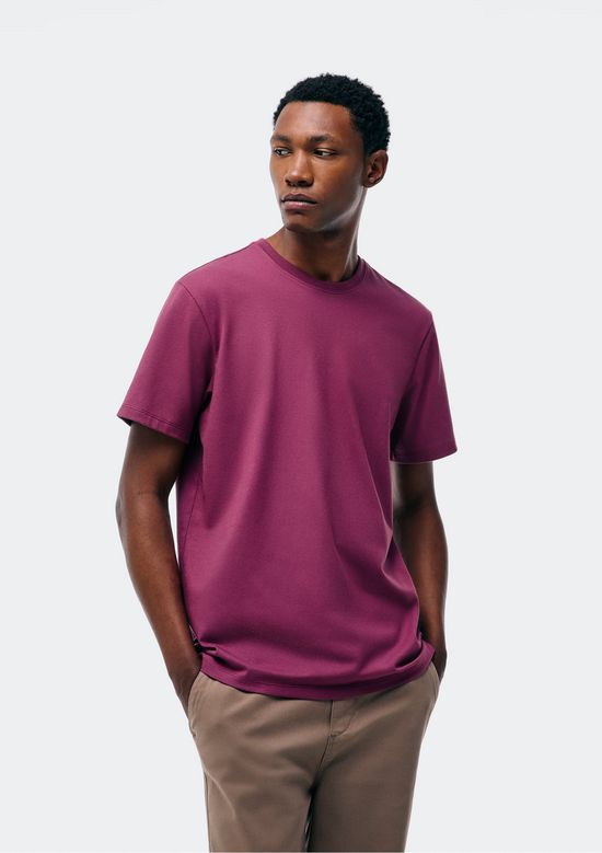 Foto do produto: Camiseta Básica Masculina Comfort Super Cotton - Roxo