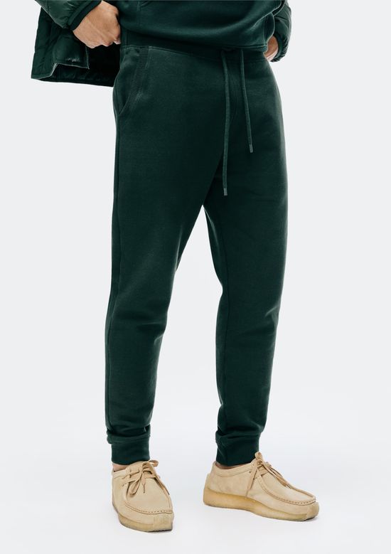 Foto do produto: Calça Básica Masculina Jogger Em Moletom Peluciado - Verde