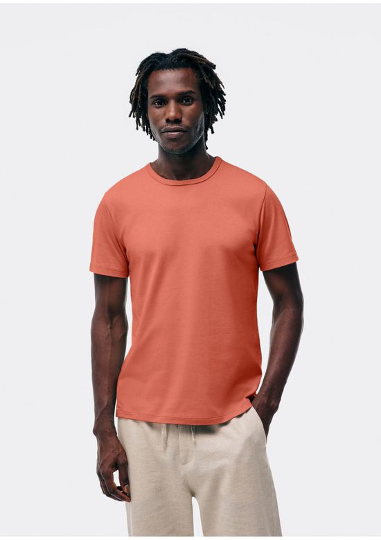 Foto do produto: Camiseta Básica Masculina Manga Curta Slim - Vermelho