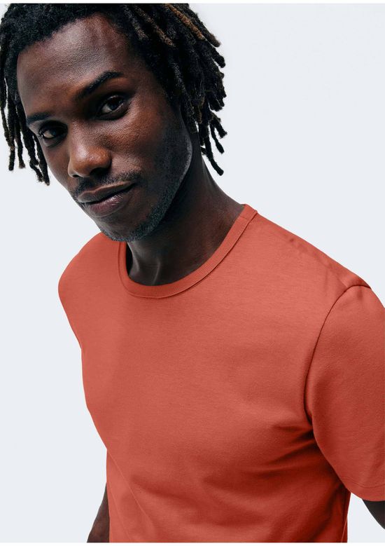 Foto do produto: Camiseta Básica Masculina Manga Curta Slim - Vermelho