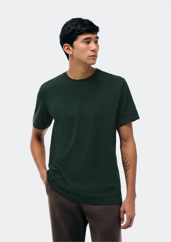 Foto do produto: Camiseta Básica Masculina Comfort Super Cotton - Verde