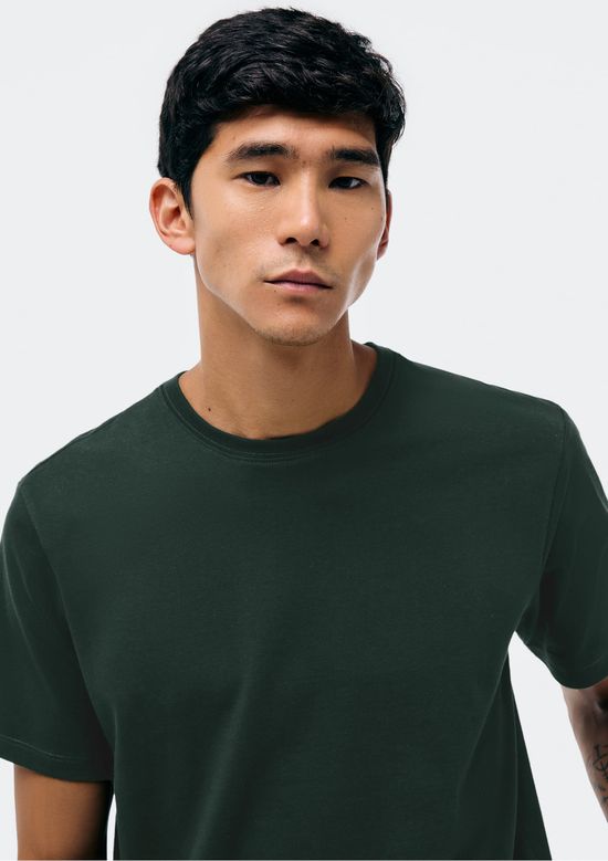 Foto do produto: Camiseta Básica Masculina Comfort Super Cotton - Verde