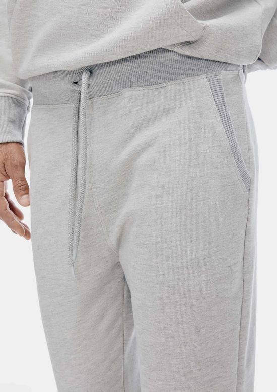 Foto do produto: Calça Básica Masculina Jogger Em Moletom Peluciado - Cinza