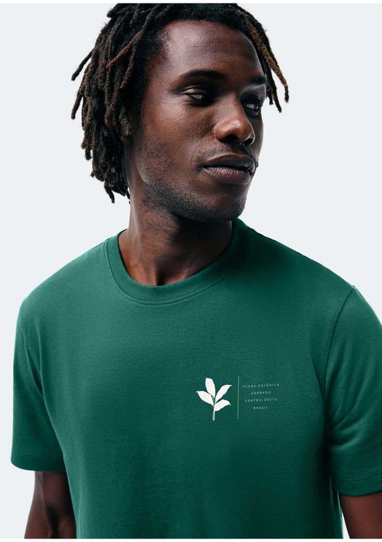 Foto do produto: Camiseta Masculina Manga Curta Com Estampa - Verde