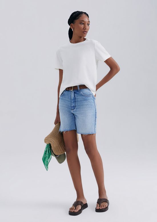Foto do produto: Blusa Feminina Manga Curta - Off white