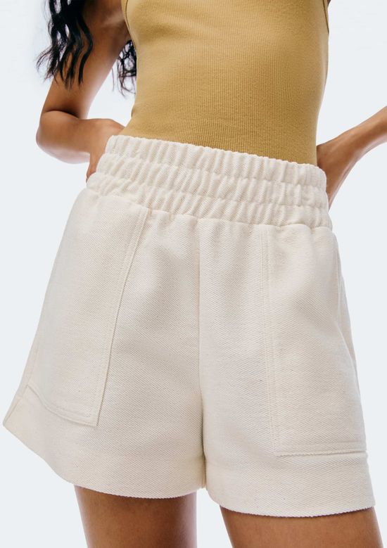 Foto do produto: Shorts Feminino Cós Elástico - Bege