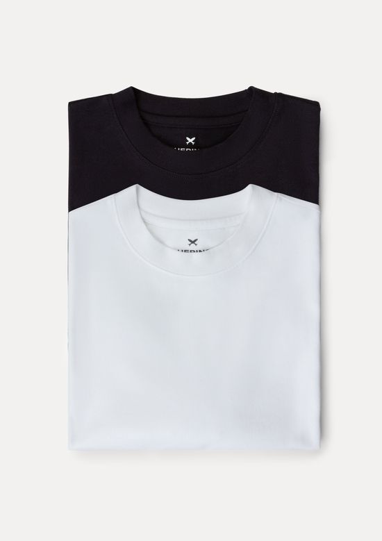 Foto do produto: Kit 2 Camisetas Masculinas Super Cotton Ginga - Multicolorido
