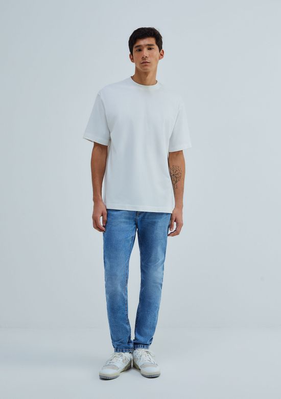 Foto do produto: Calça Jeans Masculina Skinny Com elastano - Azul