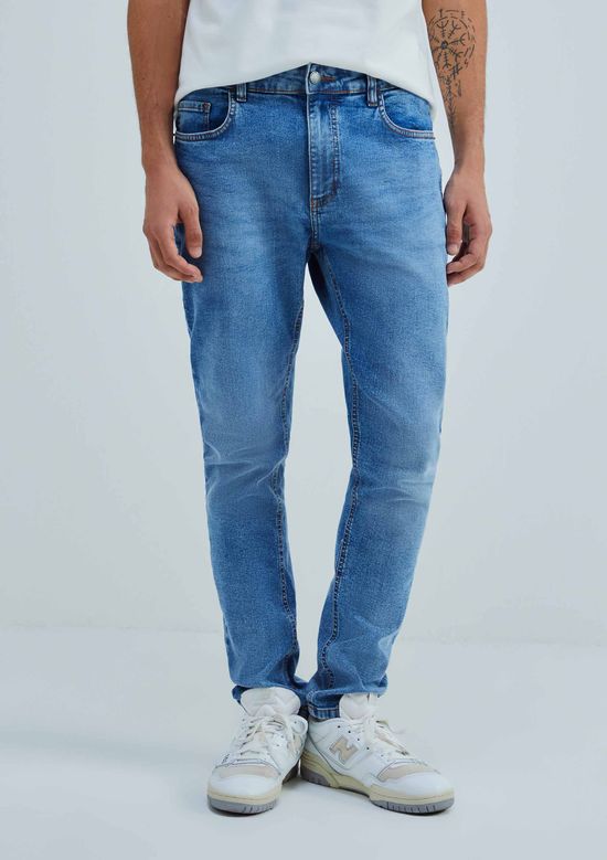 Foto do produto: Calça Jeans Masculina Skinny Com elastano - Azul