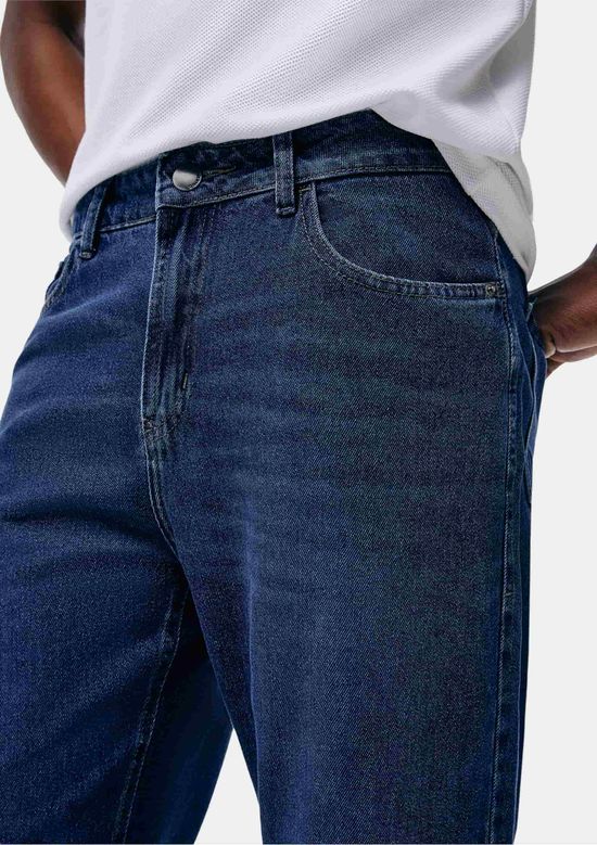 Foto do produto: Calça Jeans Básica Masculina Reta - Azul