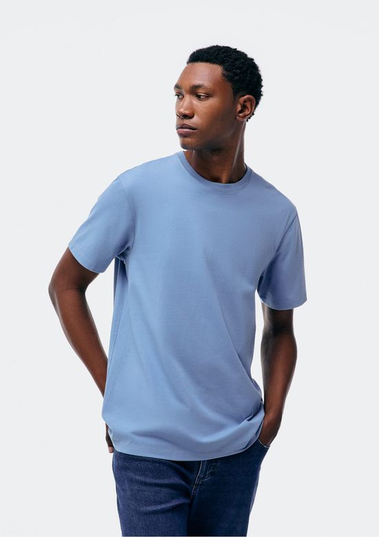 Foto do produto: Camiseta Básica Masculina Super Cotton - Azul