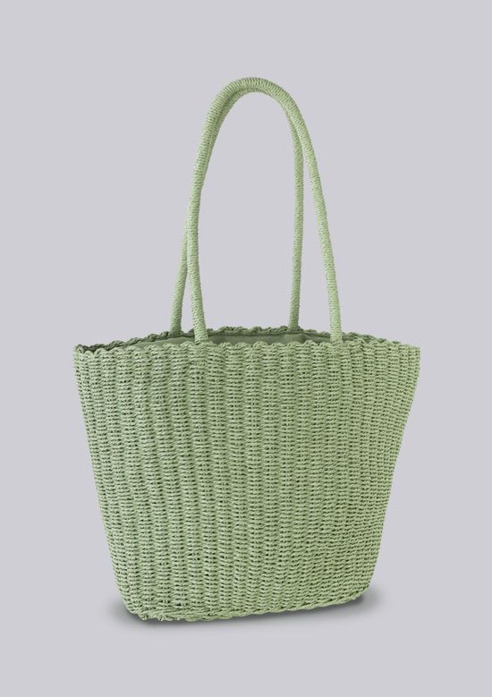 Foto do produto: Bolsa Tote Feminina De Palha - Verde