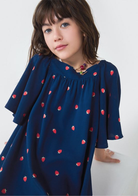 Foto do produto: Vestido Curto Infantil - Azul