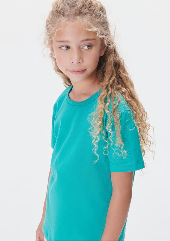 Foto do produto: Camiseta Básica Infantil Unissex Regular - Verde