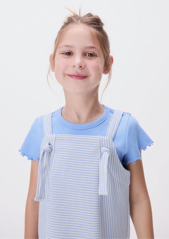 Foto do produto: Vestido Curto Evasê Infantil - Azul