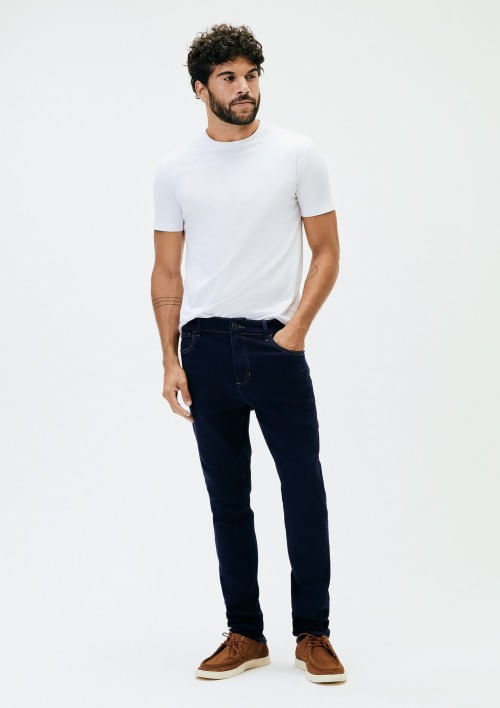 Foto do produto: Calça Jeans Masculina Skinny Soft Touch - Azul