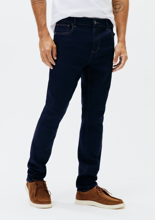 Foto do produto: Calça Jeans Masculina Skinny Soft Touch - Azul