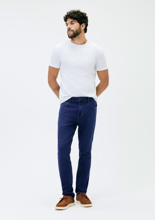 Foto do produto: Calça Jeans Masculina Skinny Soft Touch - Azul